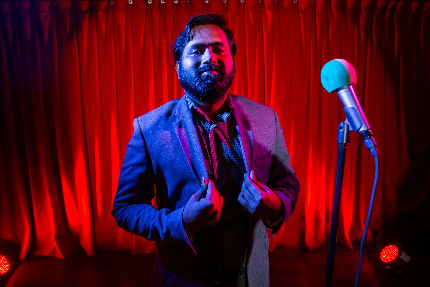 Vivek standup show at Heldeke Tallinn Fringe Festival Photo Anton Serdjukov